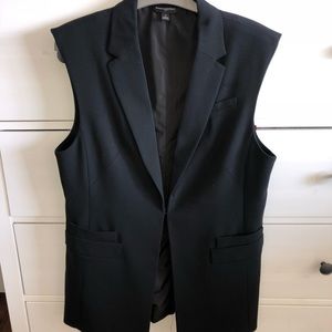 black womens bananna republic vest